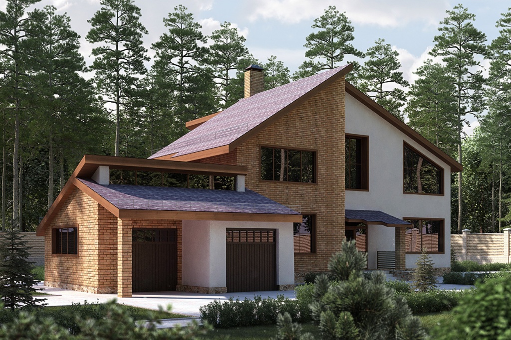 Каркасные и газобетонные дома, проекты